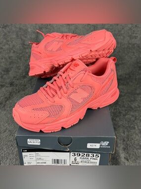 New Balance Unisex 530 (Grade School) Drift Red/Neo Flame 6 Youth Medium Coral